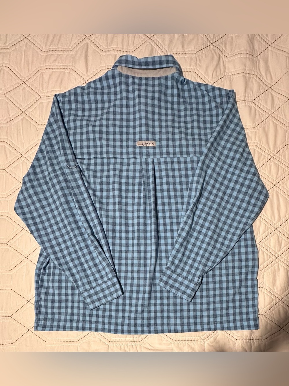 HABIT Men's Long Sleeve Fishing Shirt With Vents, Bundle of 3 - Picture 7 of 11